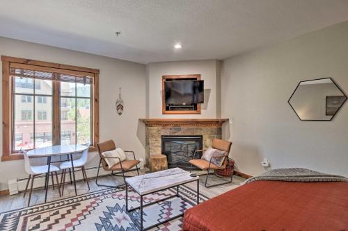 Apartamento Ski-in And Ski-out Studio - Walk To Downtown Main St!