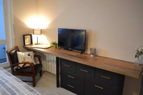 Apartamento Charmant Studio Belle Vue Mer En Normandie