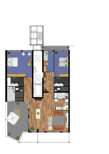 Apartamento Strandappartementen De Gulden Stroom