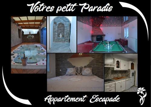 Apartamento Appartement Romantique L'escapade Jacuzzi