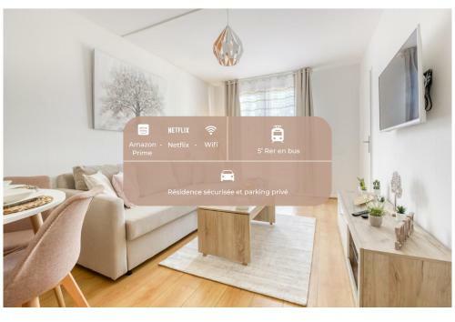 Apartamento L'elys�e - Easy Check-in - Arriv�e Autonome - T2 Sur�quip� - Wifi - Netflix - Amazon Prime