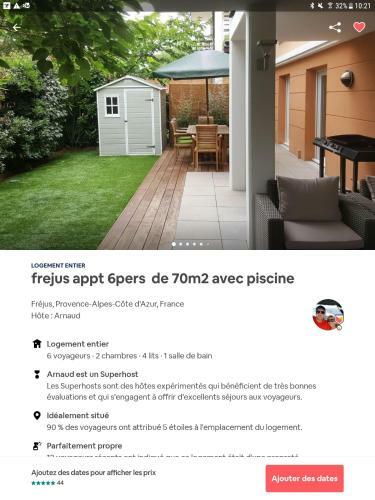 Apartamento Appt 6 Pers Piscine Parking Clim