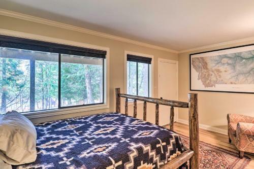 Apartamento Whitefish Escape With Deck 3 Mi To Ski Resort!
