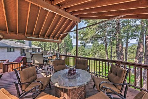 Cozy Ruidoso Cabin With Large Deck And Wet Bar!