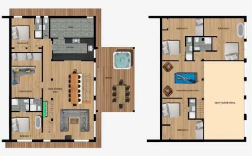 Chalet Belle Ch�ry 6 Rooms With Jacuzzi And External Sauna
