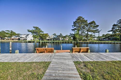 Obx Getaway With Boat Dock On Colington Harbour