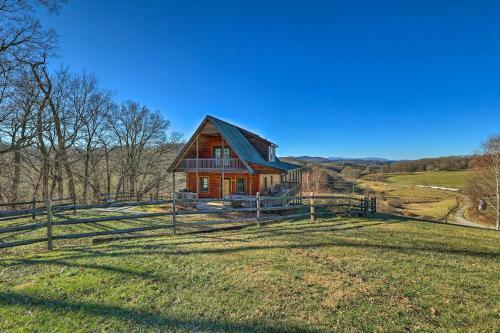 Sparta Cabin With Panoramic View, Wood Interior
