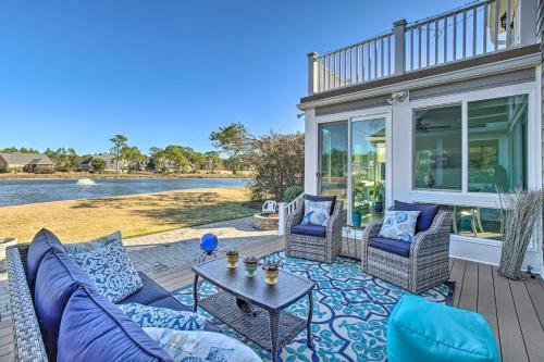 Waterfront Southport Home With Hot Tub And Deck!