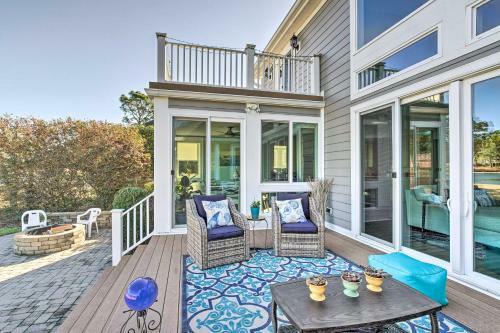 Waterfront Southport Home With Hot Tub And Deck!