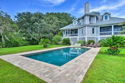 Exquisite Beaufort Home With Sunset Marsh Views!