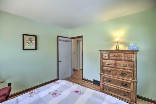 Quaint Creekside Home With Spacious Deck And Yard