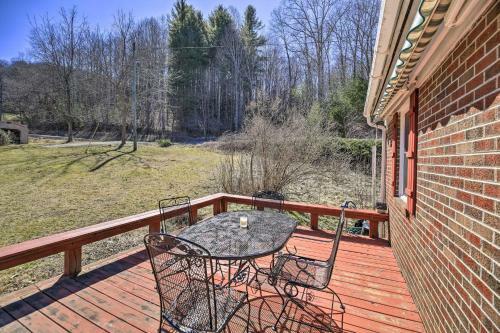 Quaint Creekside Home With Spacious Deck And Yard