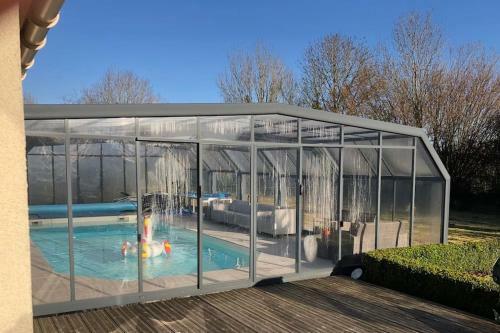 Maison Normande - Piscine Chauff�e Couverte