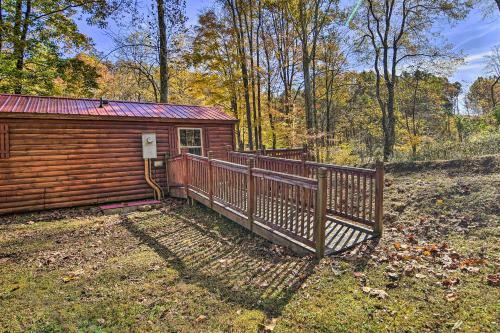 Rural Cabin Hideaway With Fire Pit And Mtn Views!