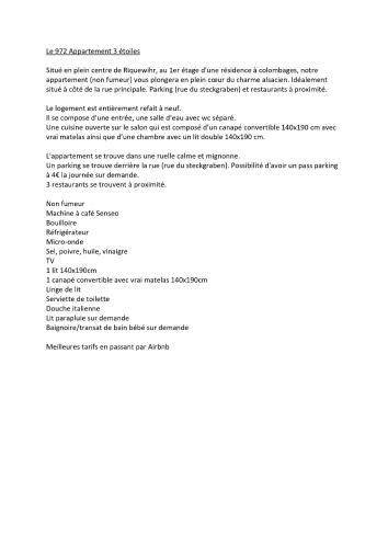 Apartamento Appartement Le 972 G�te 3 �toiles