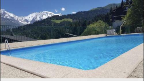 Apartamento Studio Turquoise Quartier Grattague Vue Montblanc