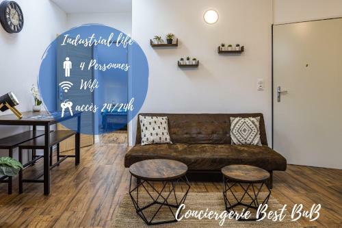 Apartamento ? Industrial Life -4 Pers - Wifi- Boite � Clef ?