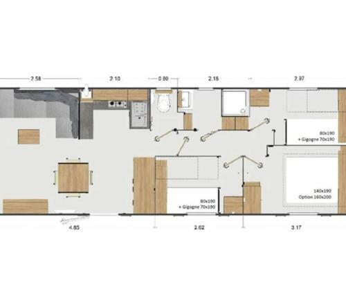 Mobilhome Les Viviers - Cap Ferret
