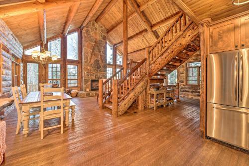 Rustic Greer Cabin With Mountain Views!