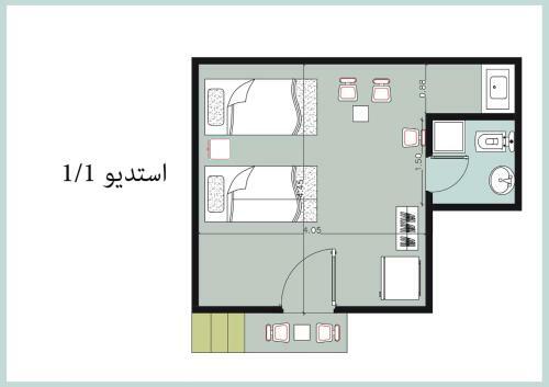 Apartamento 1ch1 Studio 2beds Ground Floor Sea View 114 Green Beach