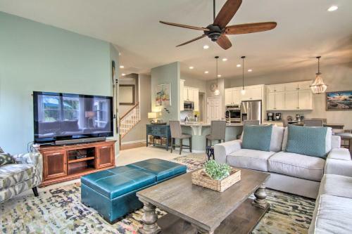 Chic Ocean View Home About 5 Mi To Bethany Beach!