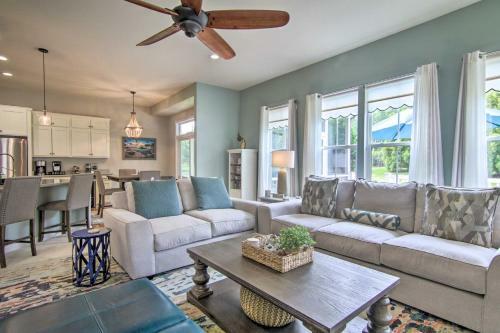 Chic Ocean View Home About 5 Mi To Bethany Beach!