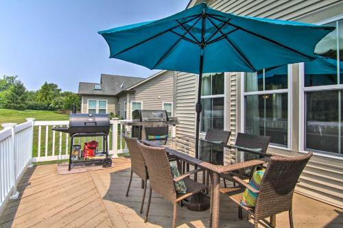 Chic Ocean View Home About 5 Mi To Bethany Beach!