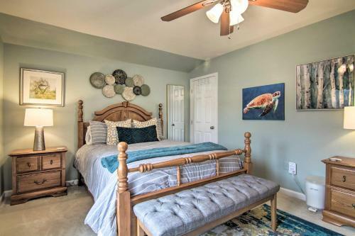 Chic Ocean View Home About 5 Mi To Bethany Beach!