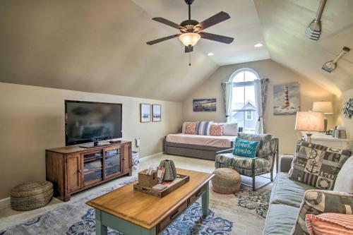 Chic Ocean View Home About 5 Mi To Bethany Beach!