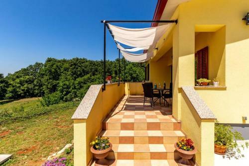 Sunny Yellow House With A Pool