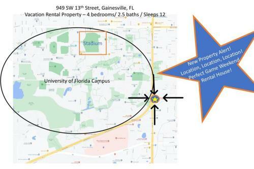 Iconic Gainesville Home - Sleeps 12 - 4 Br- Tom Petty's Old House