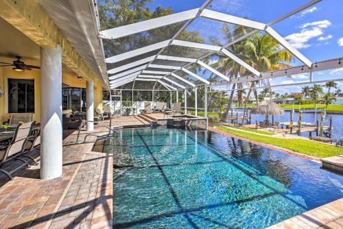 Upscale Cape Coral Retreat With Infinity Pool And Spa!