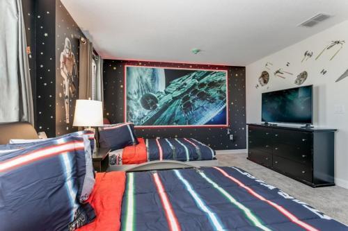 Superior 9 Bed Games Room, Pool Spa Themed Rooms! Home
