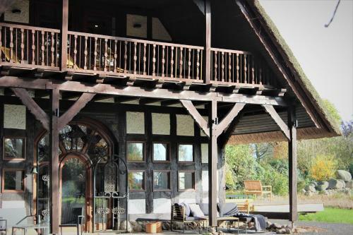 Ruhe Unter Reet - Haus Mit Sauna & Kamin Im Gr�nen
