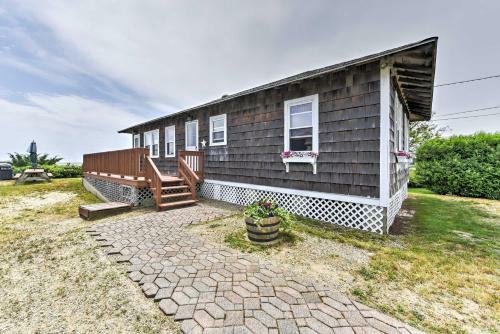 Beachfront West Yarmouth Cottage With Deck And Views!