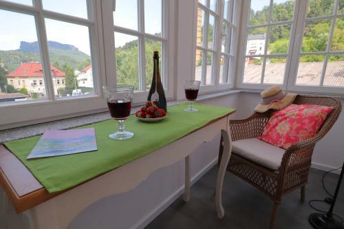 Apartamento Ferienwohnung Zum Bielatal