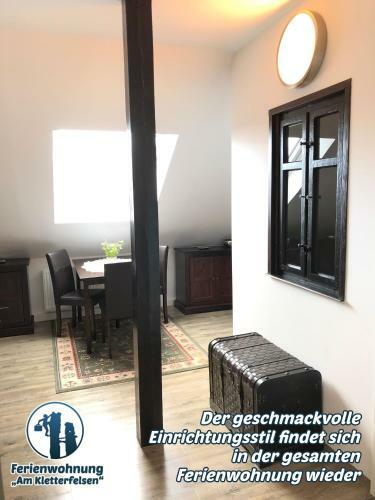 Apartamento Ferienwohnung "am Kletterfelsen"