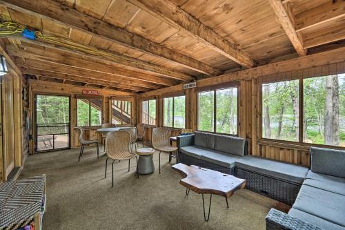 Luxe Riverfront Lodge With Kayaks Near Torch Lake!