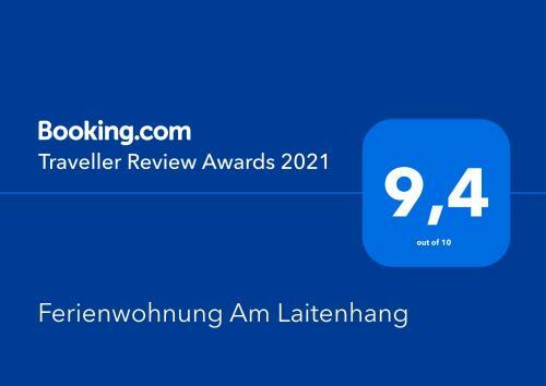 Apartamento Ferienwohnung Am Laitenhang