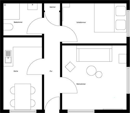 Apartamento Am Taubenhaus Fewo Spatzennest Neu