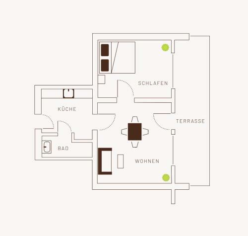 Apartwehr Business&ferien Apartment T�rkis