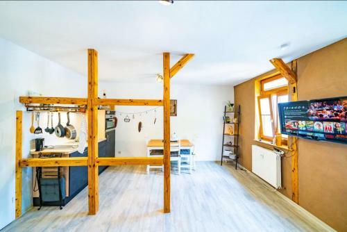 Zentrales Apartment In Holz Und Lehm