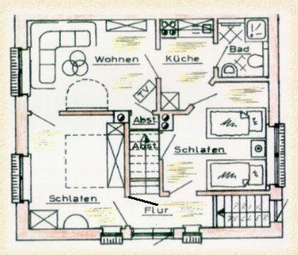 Apartamento Landj�gerhaus Am S�dstrand - Wohnung 1 + 3