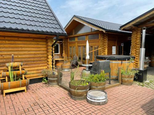 Wellness H�tte Am Zwenkauer See Bei Leipzig