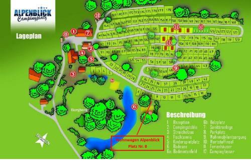 Apartamento Luxus Wohnwagen Alpenblick