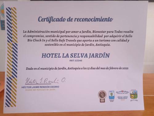 Hotel La Selva Jardin