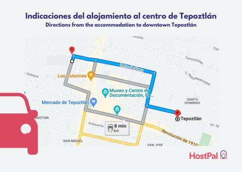 Apartamento Casa Agapando 1 Cama Doble En Tepoztl�n