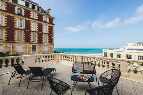 Apartamento Blue Moon Keyweek Seafront Apt With Large Terrace And Parking Biarritz