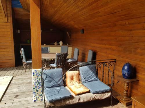 Villa Maison Bois Avec Piscine 4 Km Lac 10km Plage