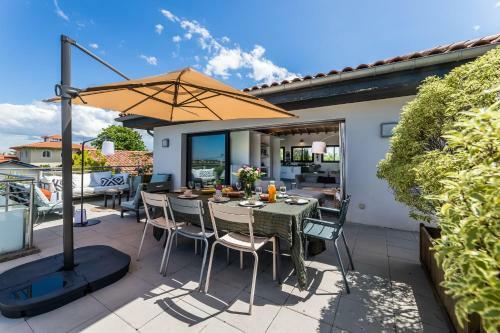 Tropical Keyweek Beautiful Architect Villa With Swimming Pool In Bidart